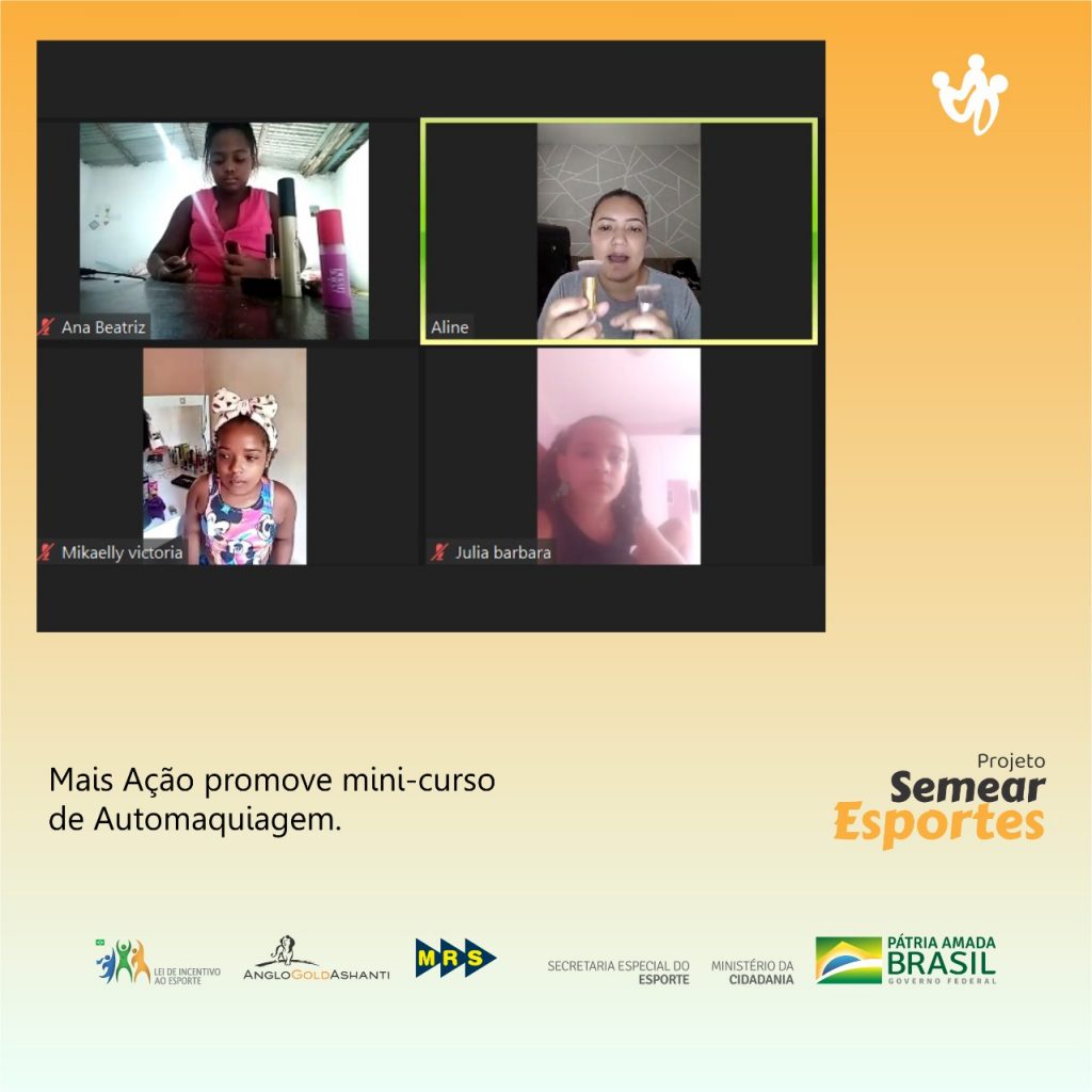 Beneficiados durante o mini curso