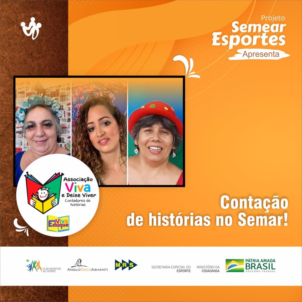Instituto Mais Ação - Contação de histórias - post do instagram