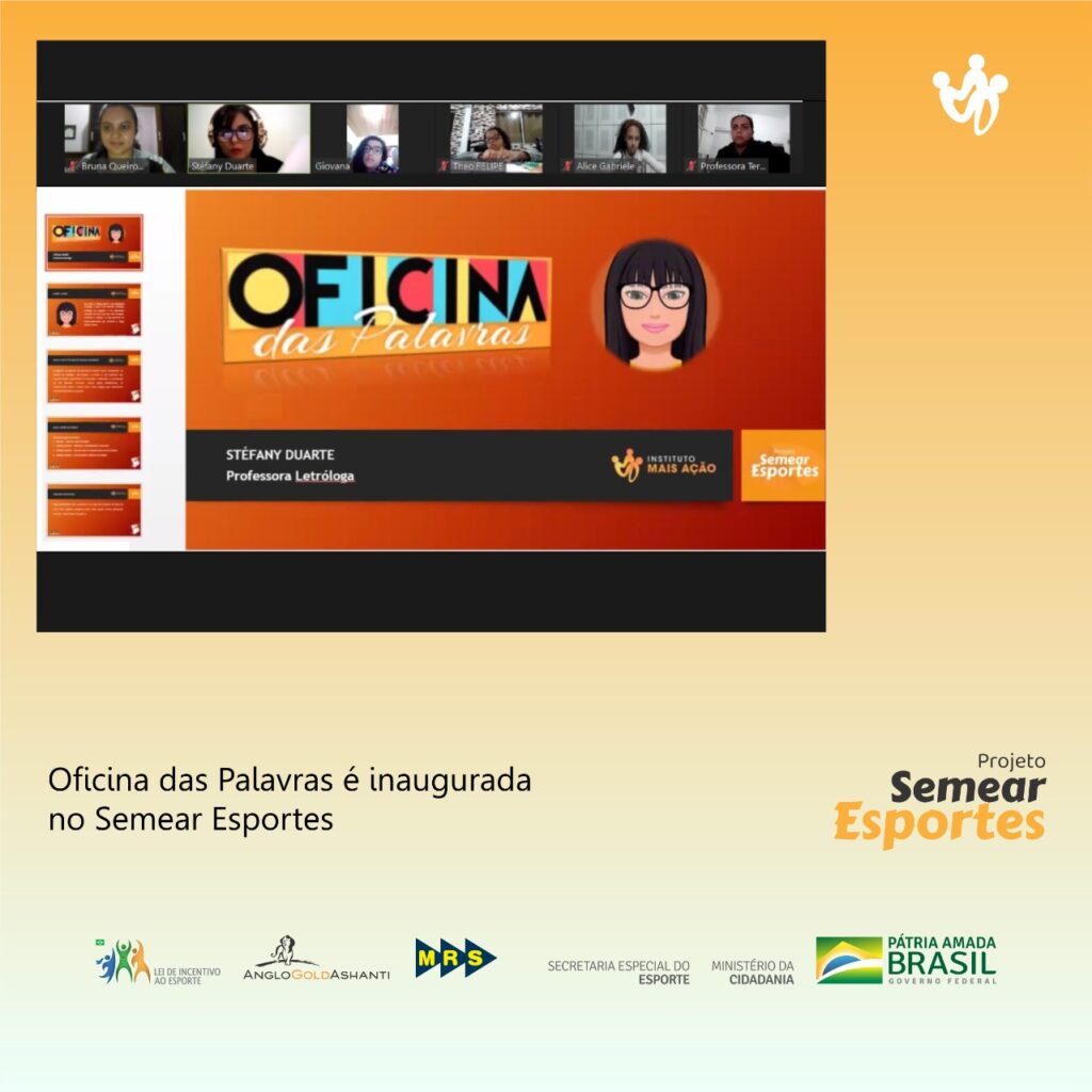 Instituto Mais Ação - Oficina das palavras