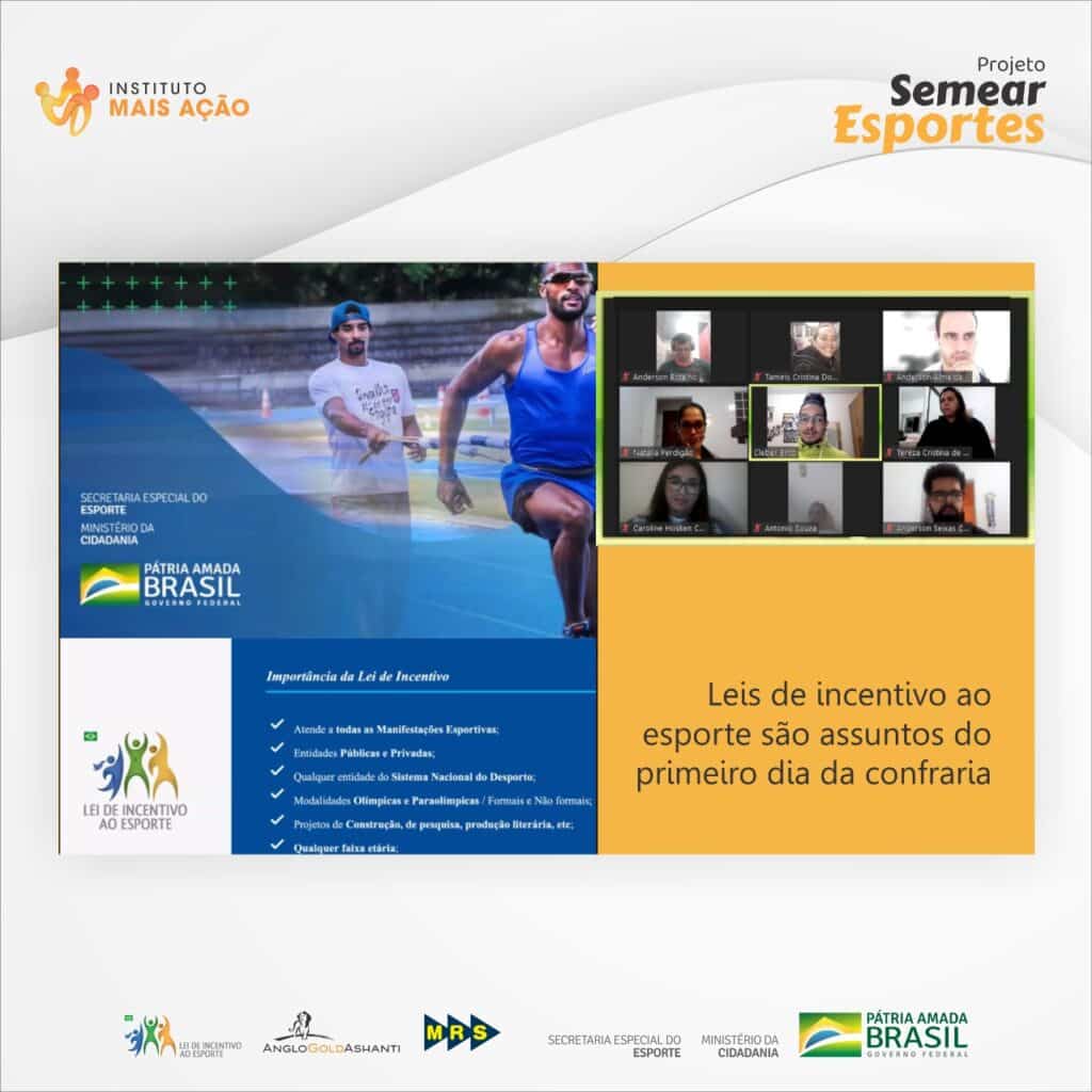 Instituto Mais Ação- Post do Instagram do 1° dia da 2° Confraria