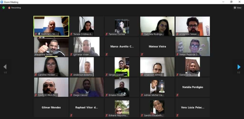 Instituto Mais Ação- Print das lives de Esporte Educacional