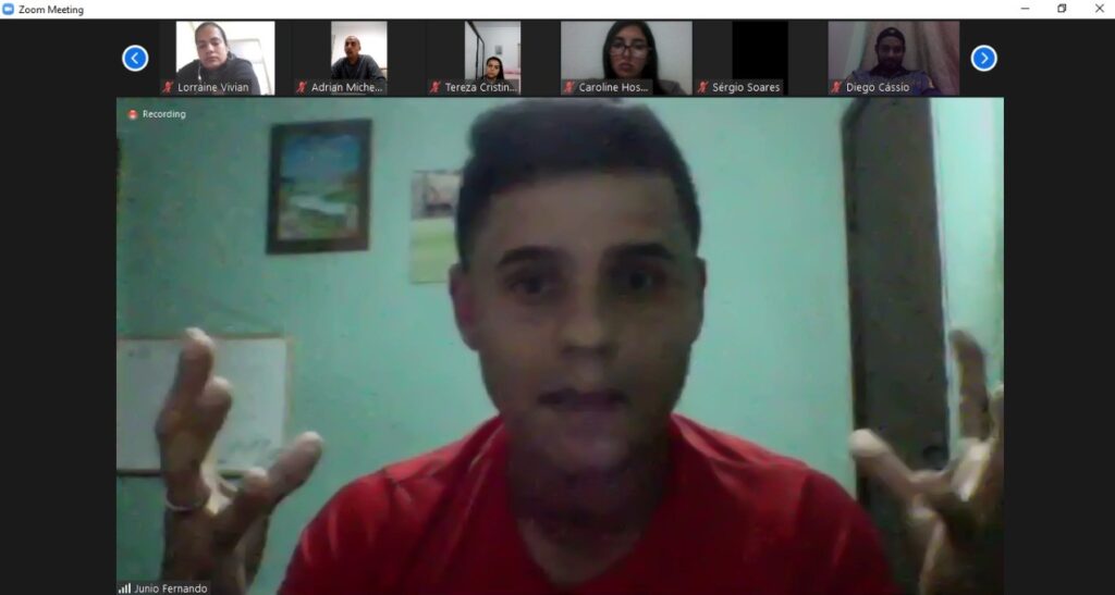 Instituto Mais Ação- Print das lives de Esporte de rendimento e preparação física