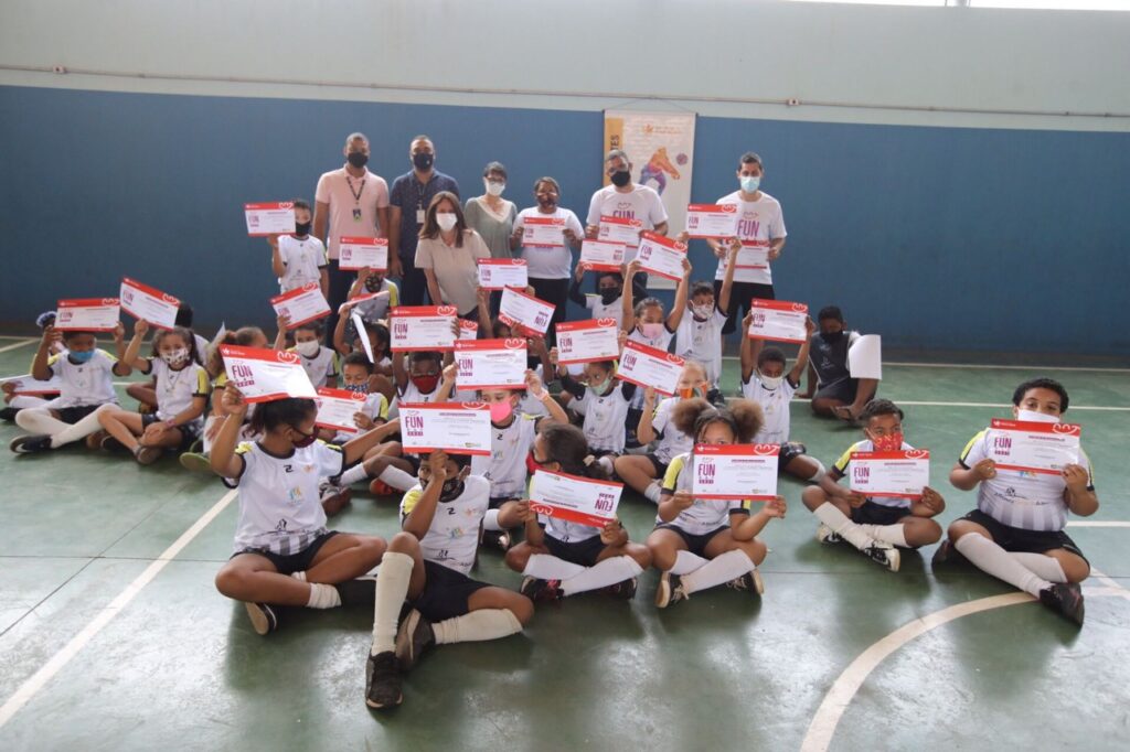 Instituto Mais Ação - Fun Day 2021 - Nova Lima - beneficiados com certificado de participação