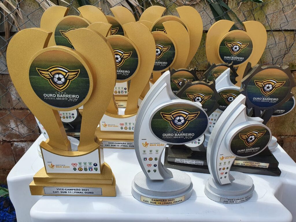 Instituto Mais Ação - Copa Ouro Barreiro - Troféus