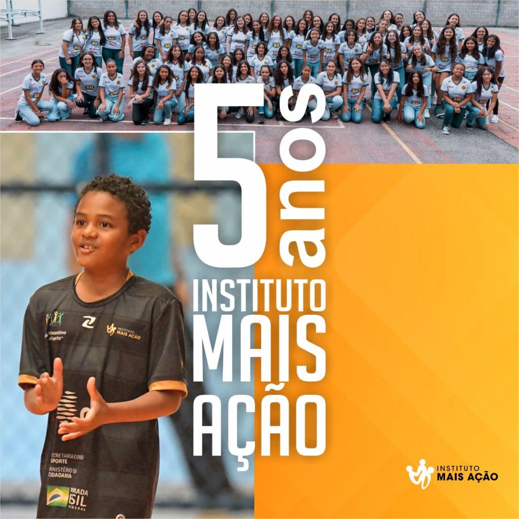 Post do Instagram com beneficiados- Instituto Mais Ação - 5 anos